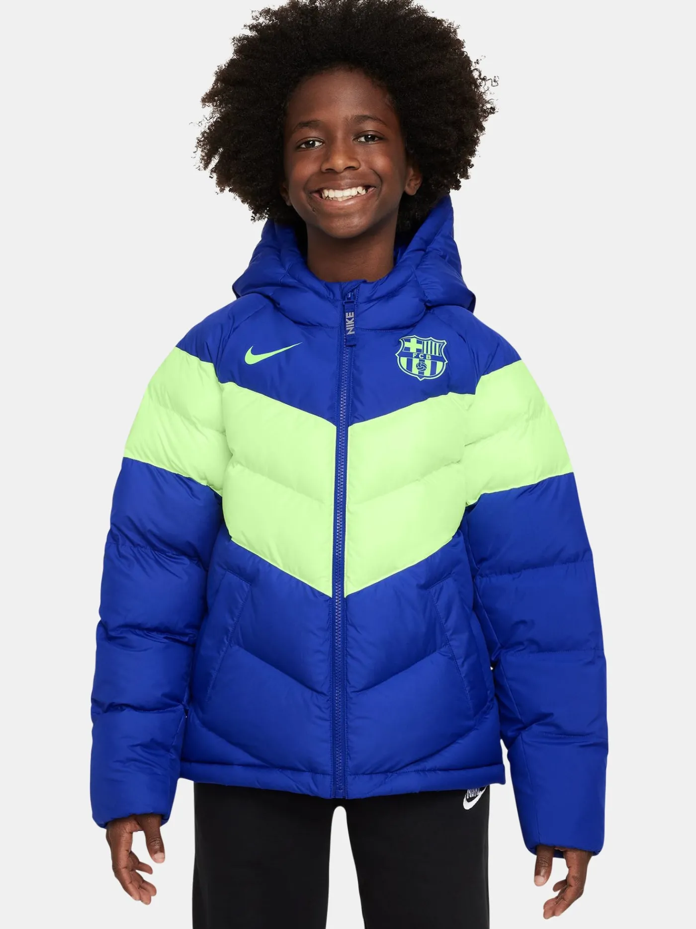 Fashion Abrigo acolchado Barça Nike - Junior Niños Abrigos Y Chaquetas