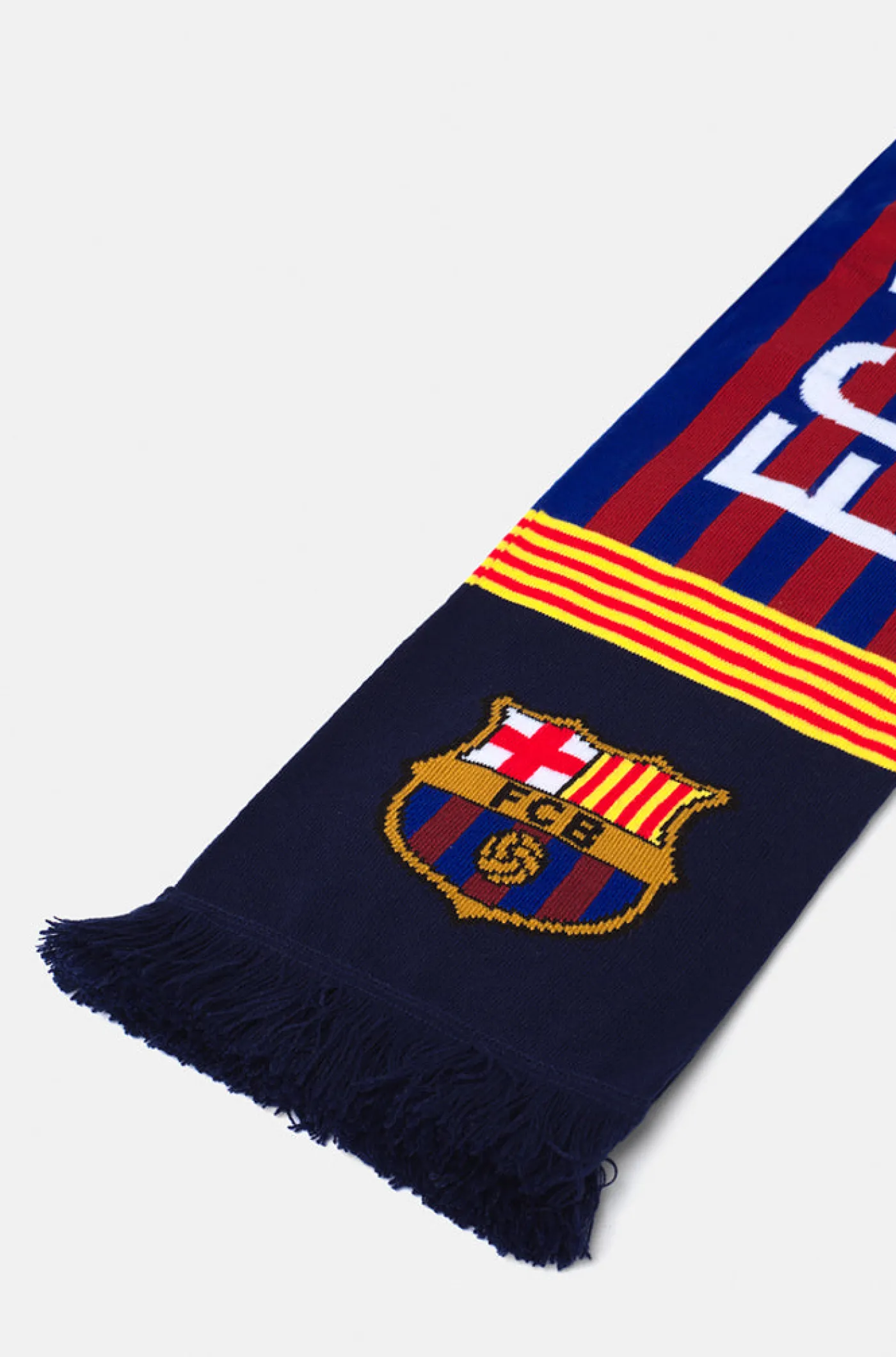 Discount Bufanda reversible senyera 1899 Accesorios Fan | Bufandas Y Banderas