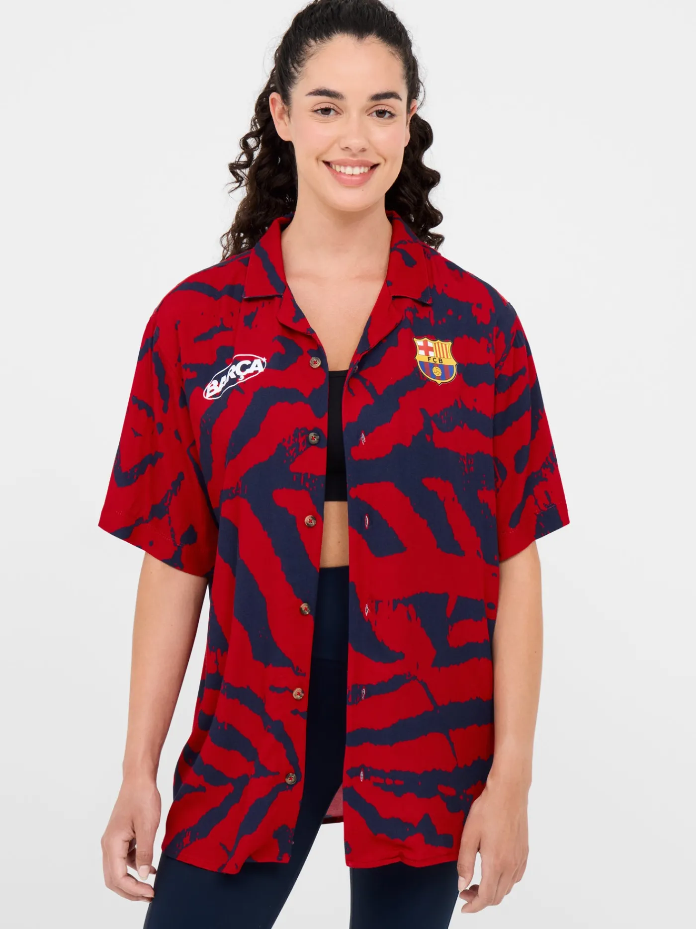 Hot Camisa estamapada Barça Mujer Camisetas Y Polos | Camisetas Y Polos
