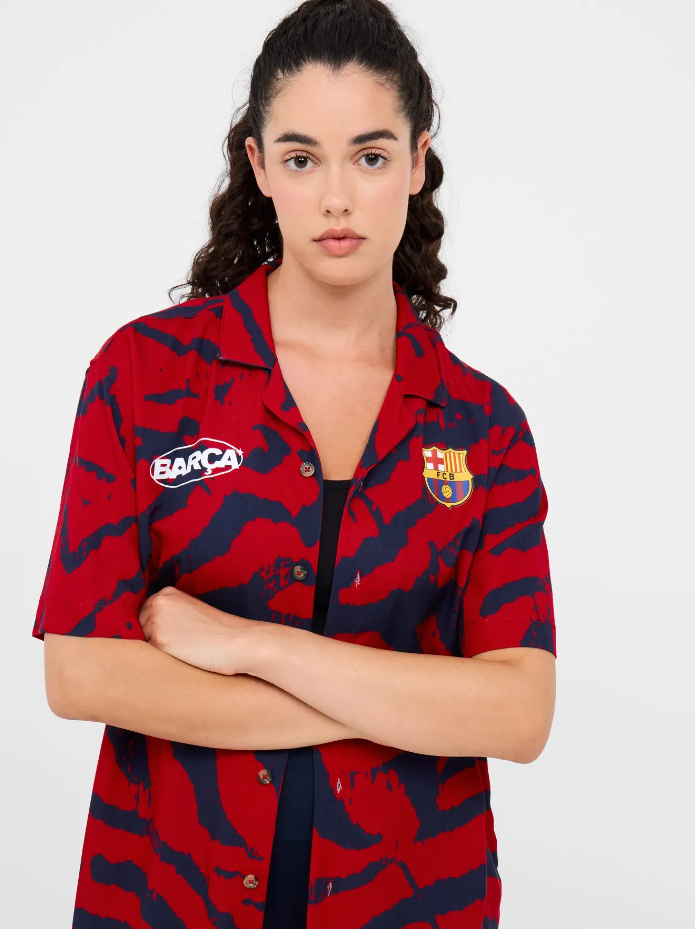 Hot Camisa estamapada Barça Mujer Camisetas Y Polos | Camisetas Y Polos