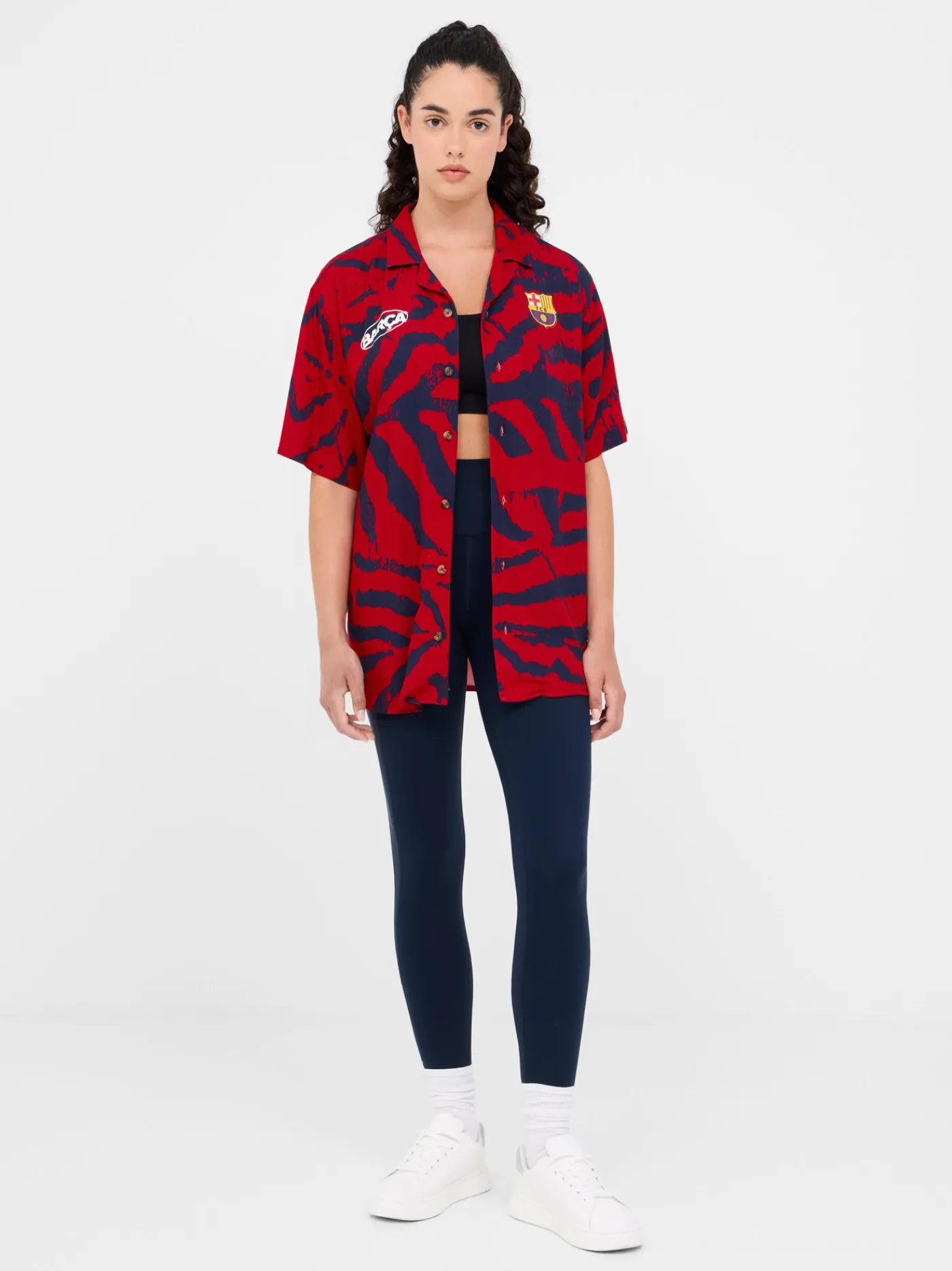 Hot Camisa estamapada Barça Mujer Camisetas Y Polos | Camisetas Y Polos