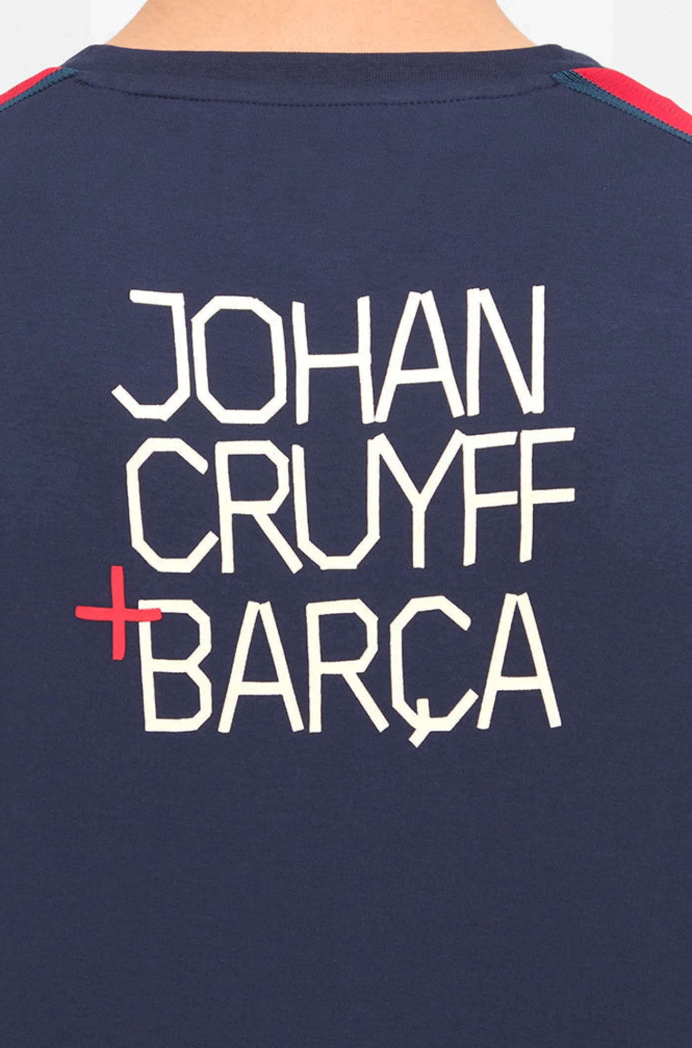 Cheap Camiseta azul Barça + Cruyff Hombre Camisetas Y Polos