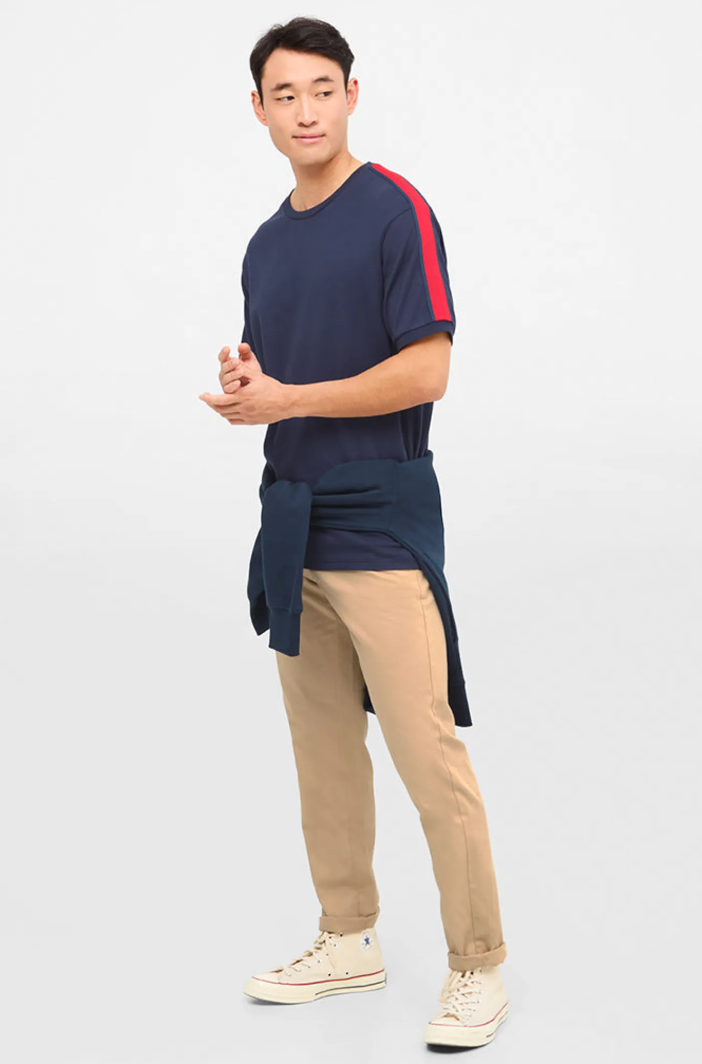 Cheap Camiseta azul Barça + Cruyff Hombre Camisetas Y Polos