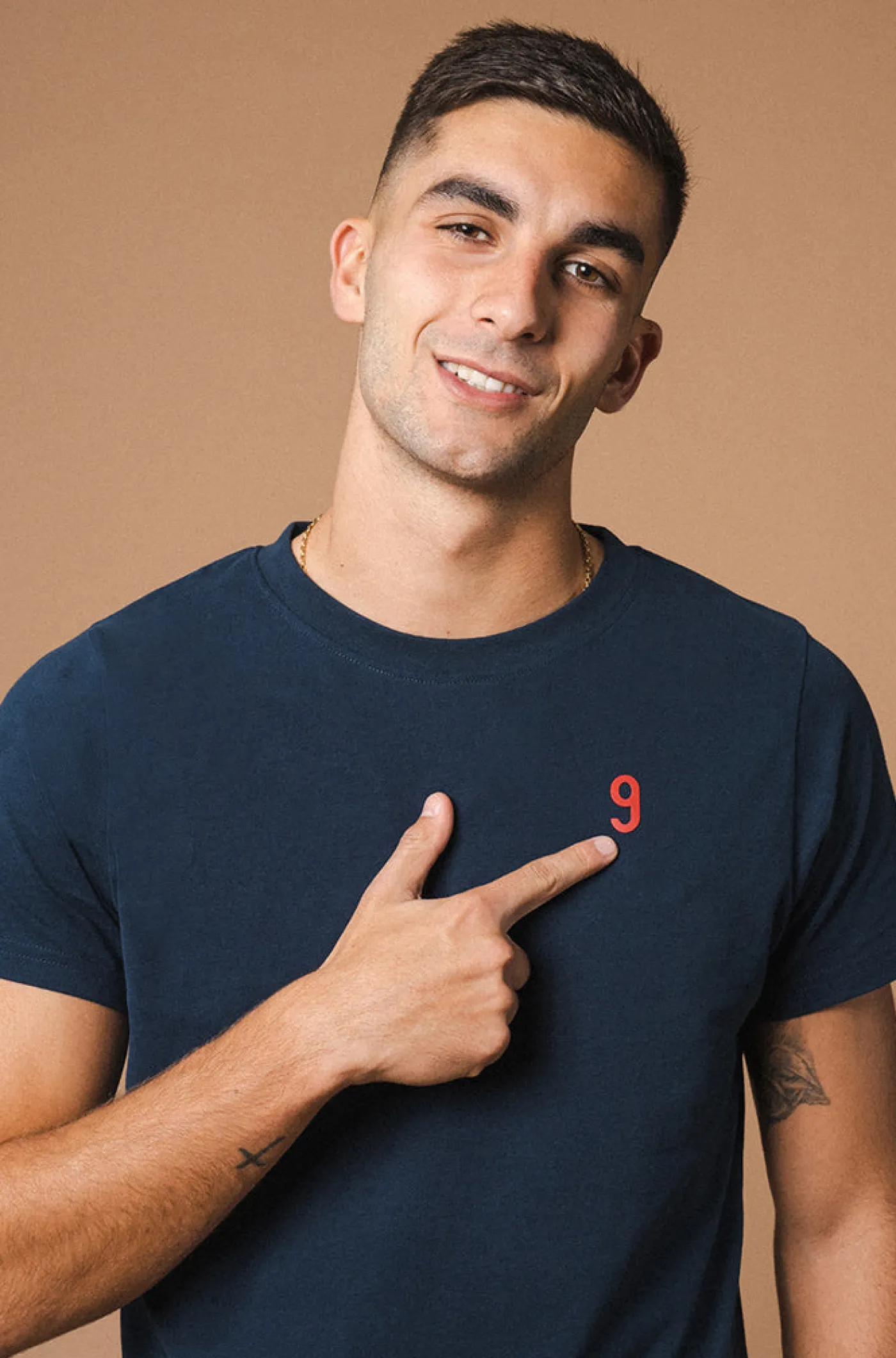 Discount Camiseta azul Barça Cruyff "9" Hombre Camisetas Y Polos