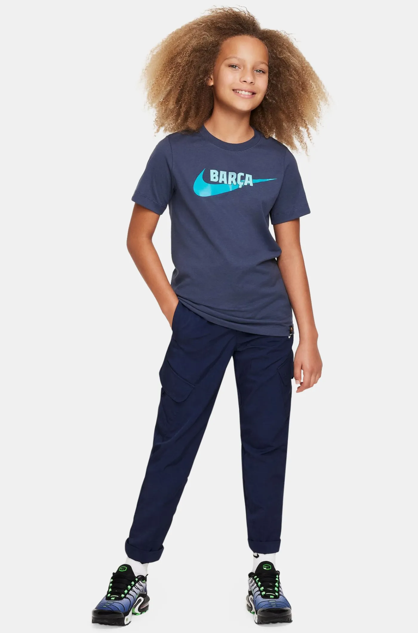 Best Camiseta azul Barça Nike - Junior Niños Camisetas Y Polos | Chándals