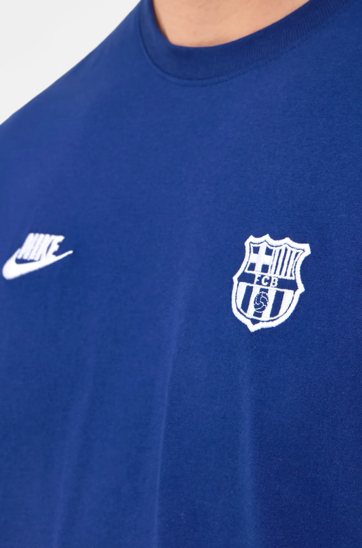 Best Camiseta azul escudo Barça Nike Hombre Camisetas Y Polos