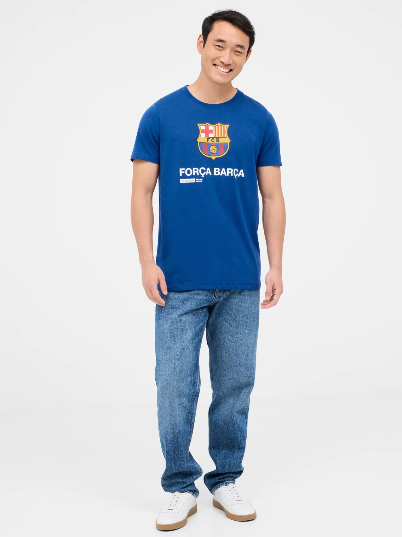 Clearance Camiseta azul Força Barça Hombre Camisetas Y Polos | Chándals