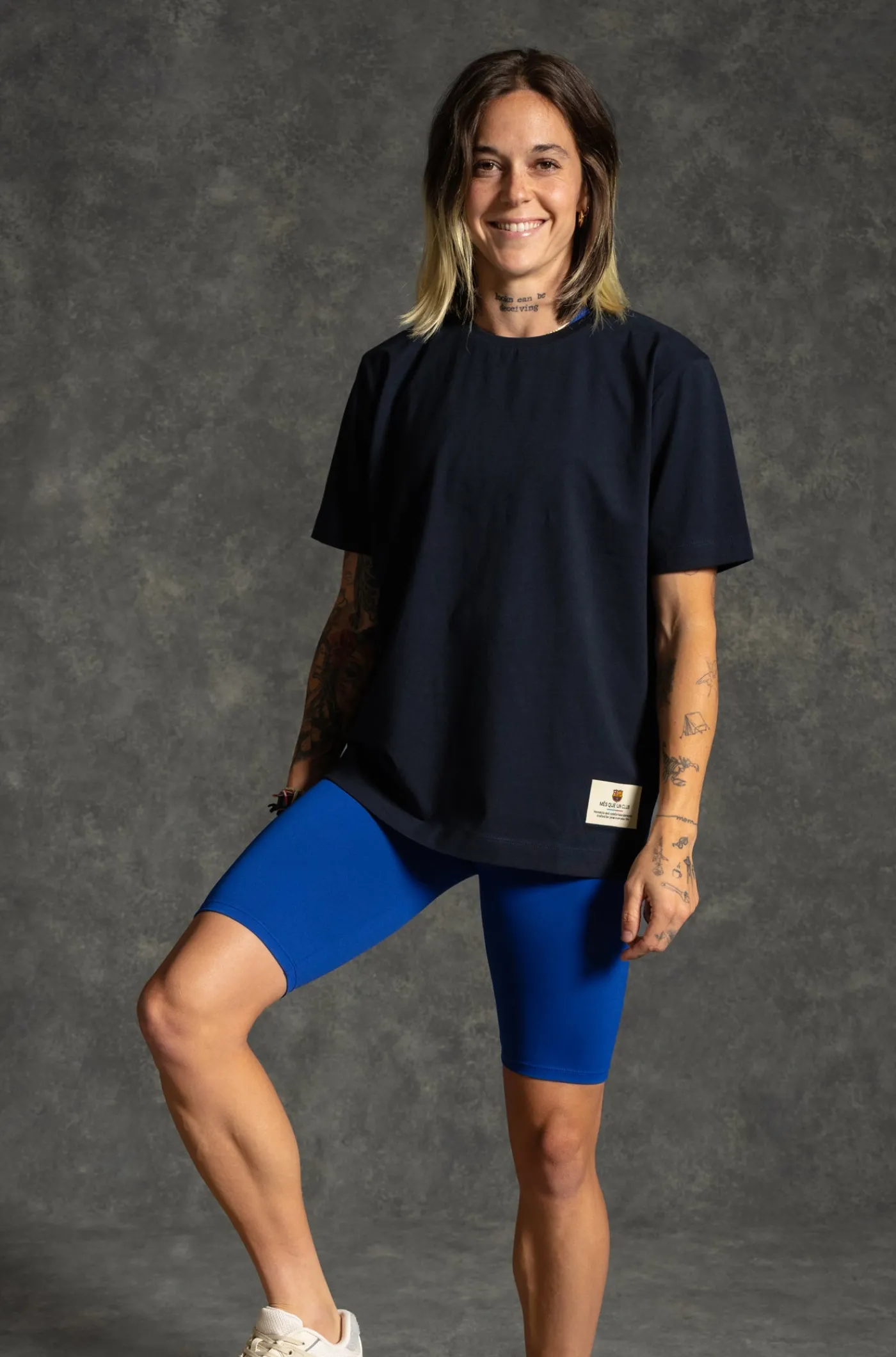 Online Camiseta azul marino Barça - Mujer Mujer Camisetas Y Polos | Chándals