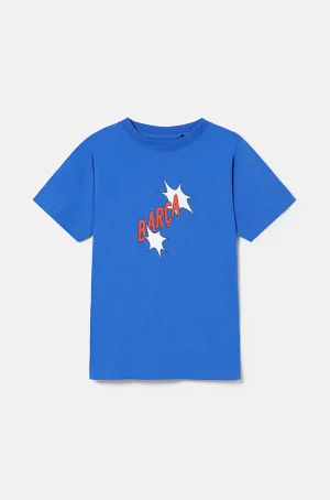 Best Sale Camiseta azul motivos Barça - Junior Niños Camisetas Y Polos