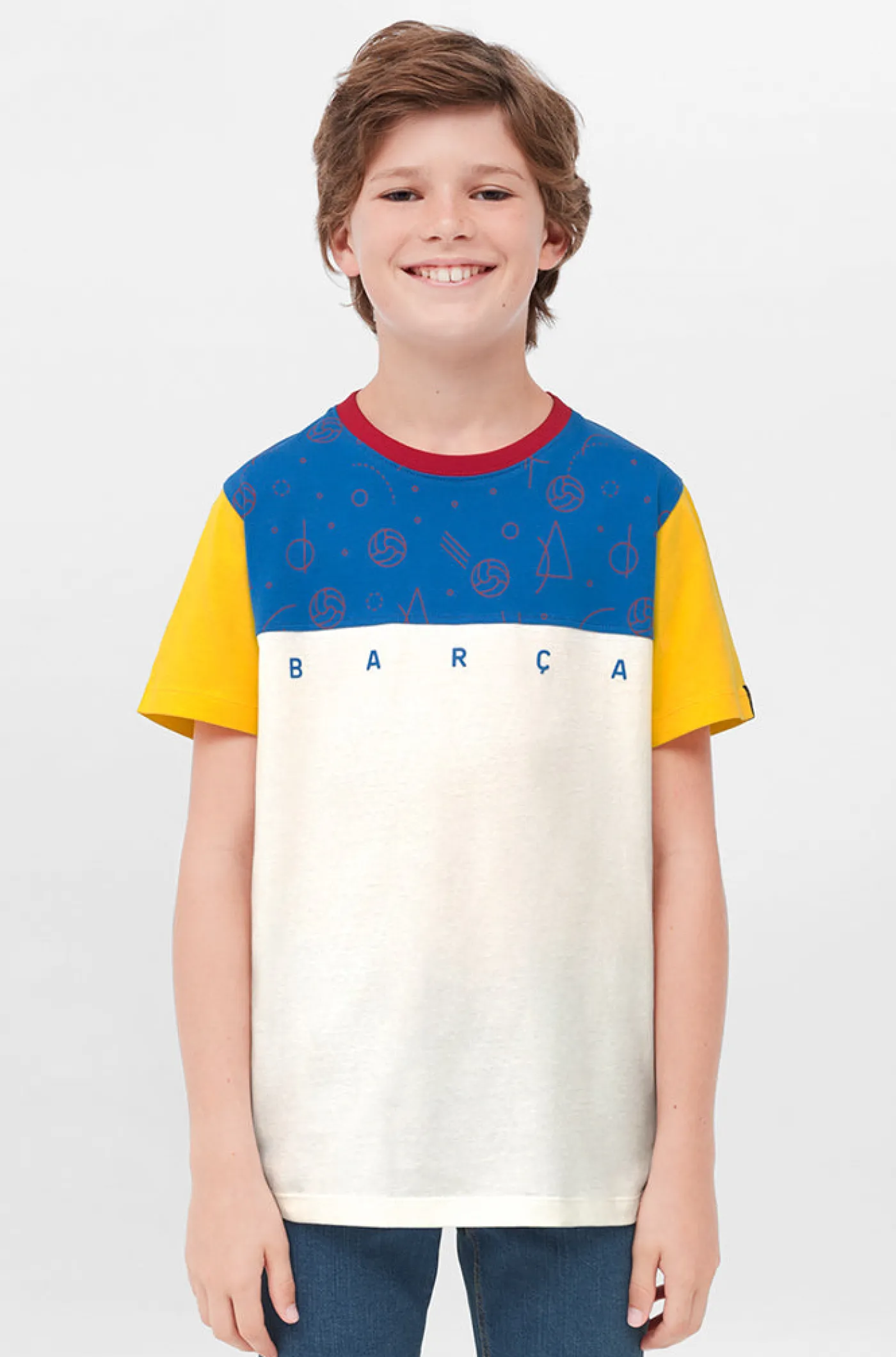 Online Camiseta beig Barça - Júnior Niños Camisetas Y Polos