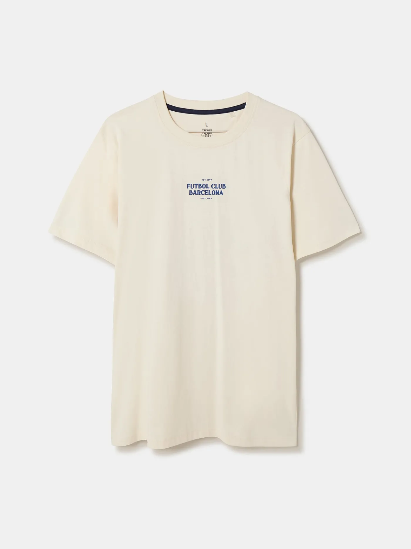 Shop Camiseta beige Barça Hombre Camisetas Y Polos