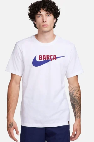 Fashion Camiseta blanca Barça Nike Hombre Camisetas Y Polos
