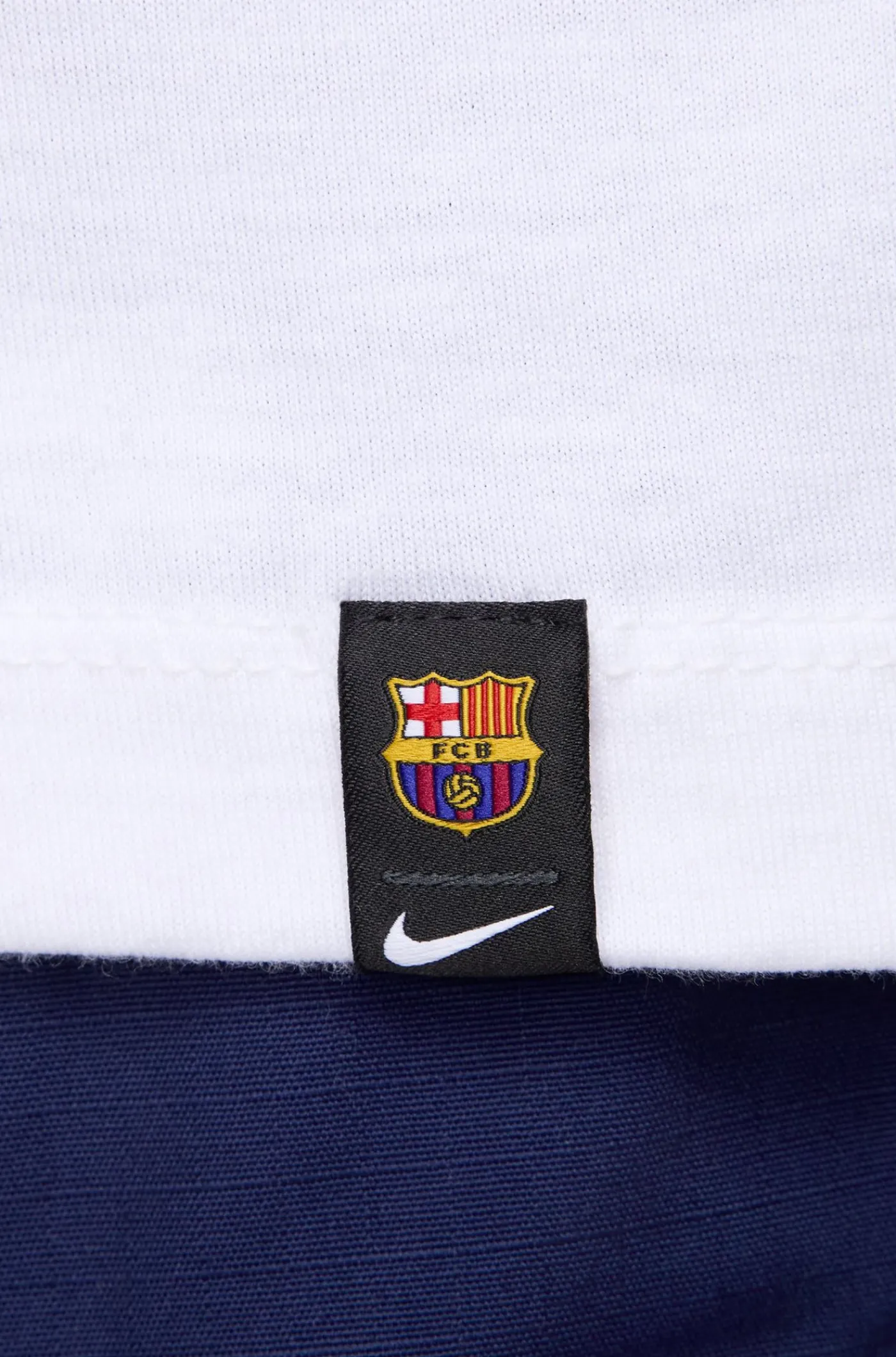 Fashion Camiseta blanca Barça Nike Hombre Camisetas Y Polos