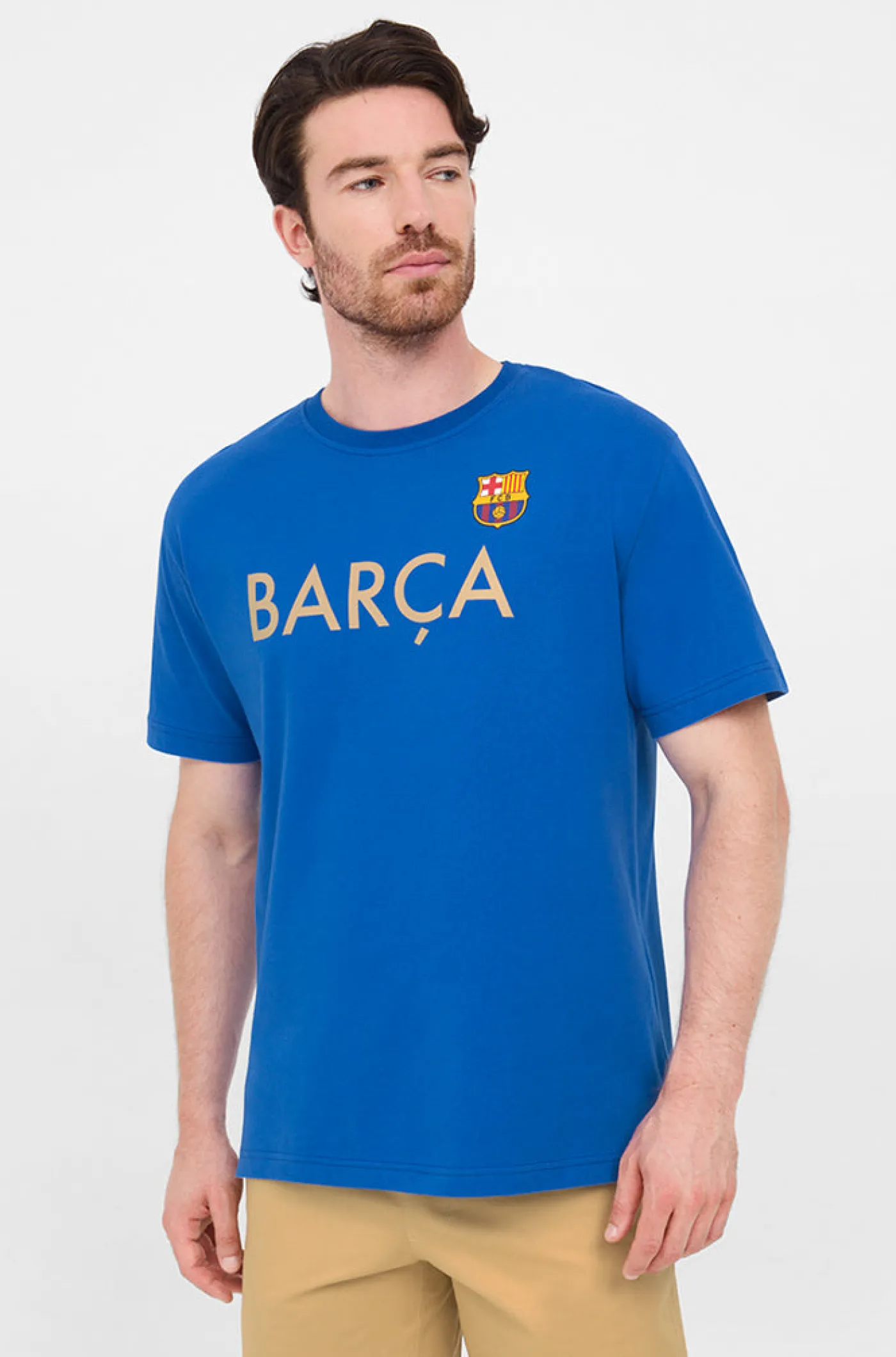 Fashion Camiseta color azul Barça Hombre Camisetas Y Polos