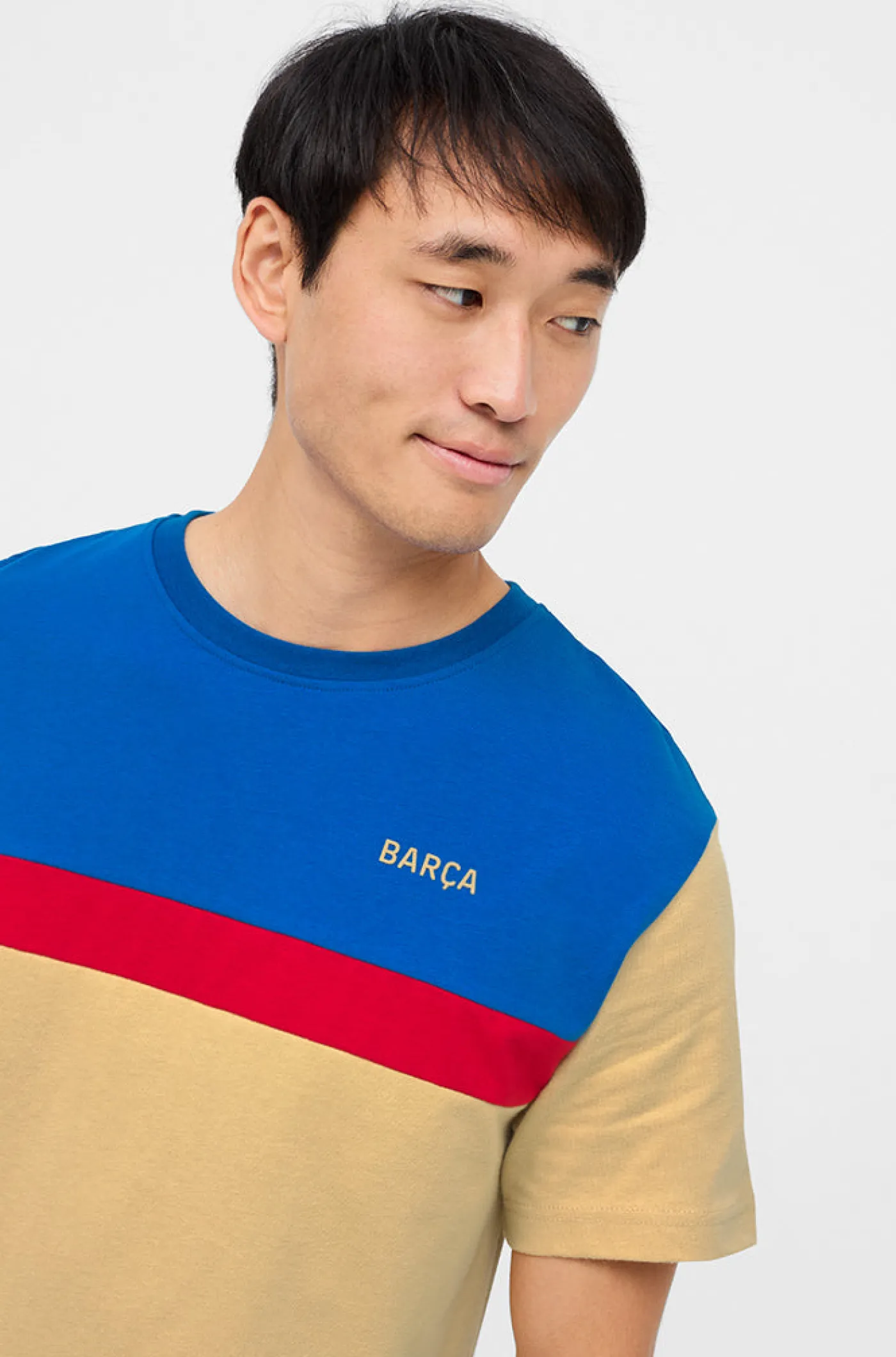 Shop Camiseta Color Block Barça Hombre Camisetas Y Polos | Chándals