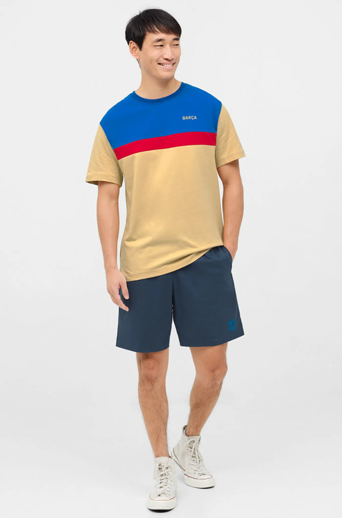 Shop Camiseta Color Block Barça Hombre Camisetas Y Polos | Chándals