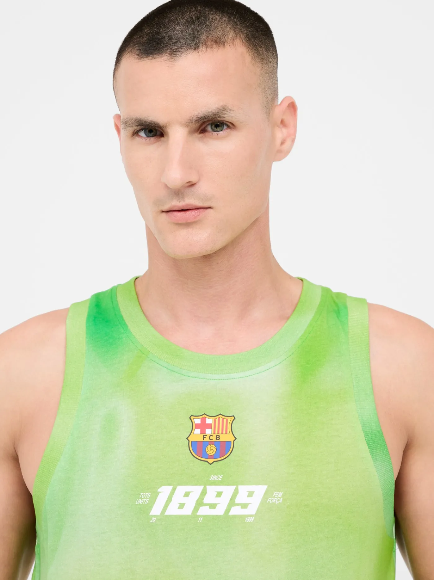 Cheap Camiseta de tirantes verde Barça Hombre Camisetas Y Polos | Camisetas Y Polos