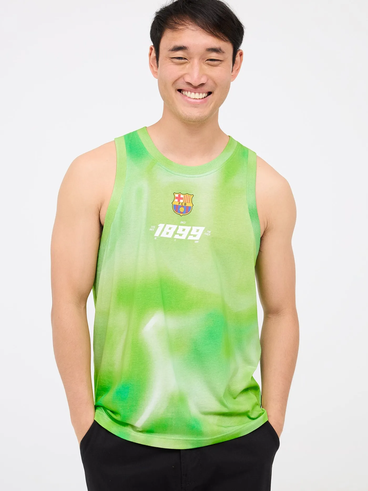 Cheap Camiseta de tirantes verde Barça Hombre Camisetas Y Polos | Camisetas Y Polos