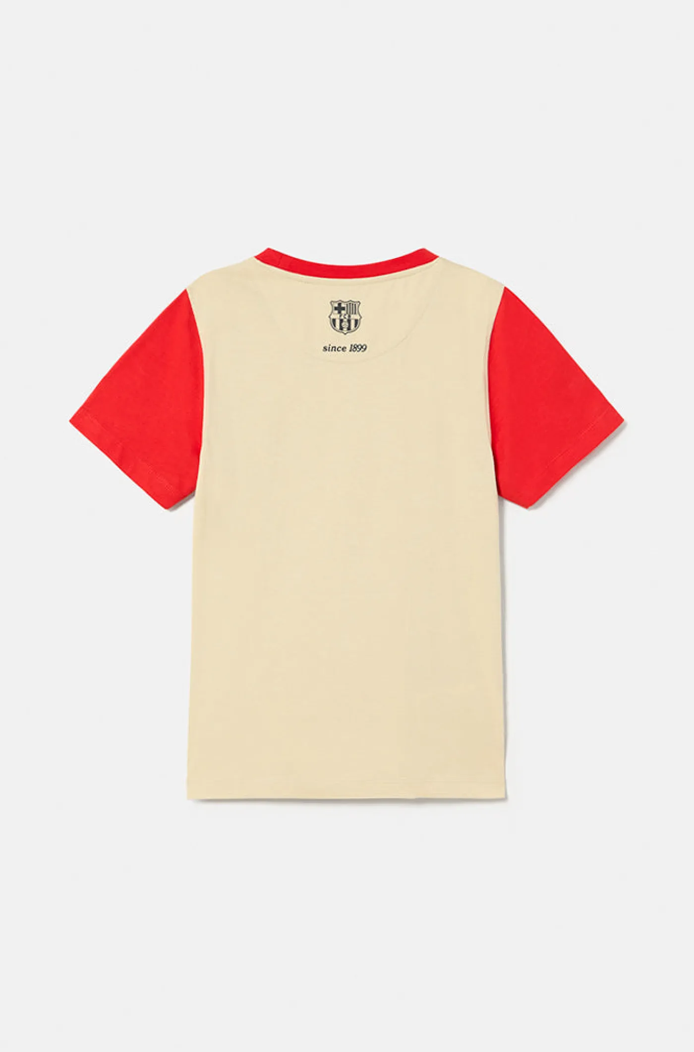 Cheap Camiseta dibujo balón Barça - Júnior Niños Camisetas Y Polos