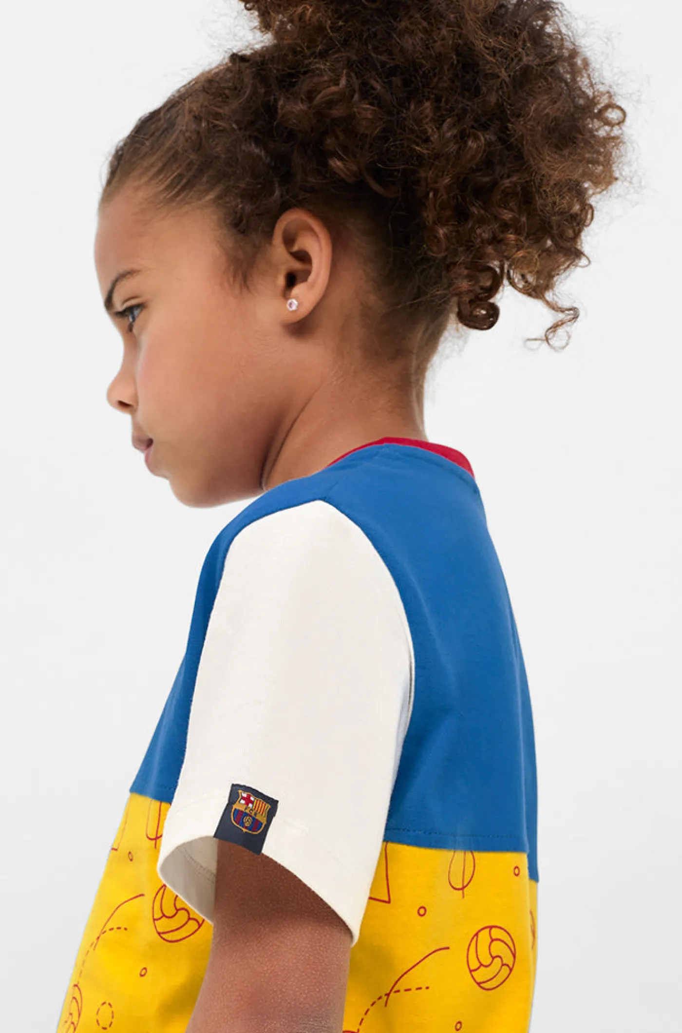 Flash Sale Camiseta figuras Barça - Júnior Niños Camisetas Y Polos
