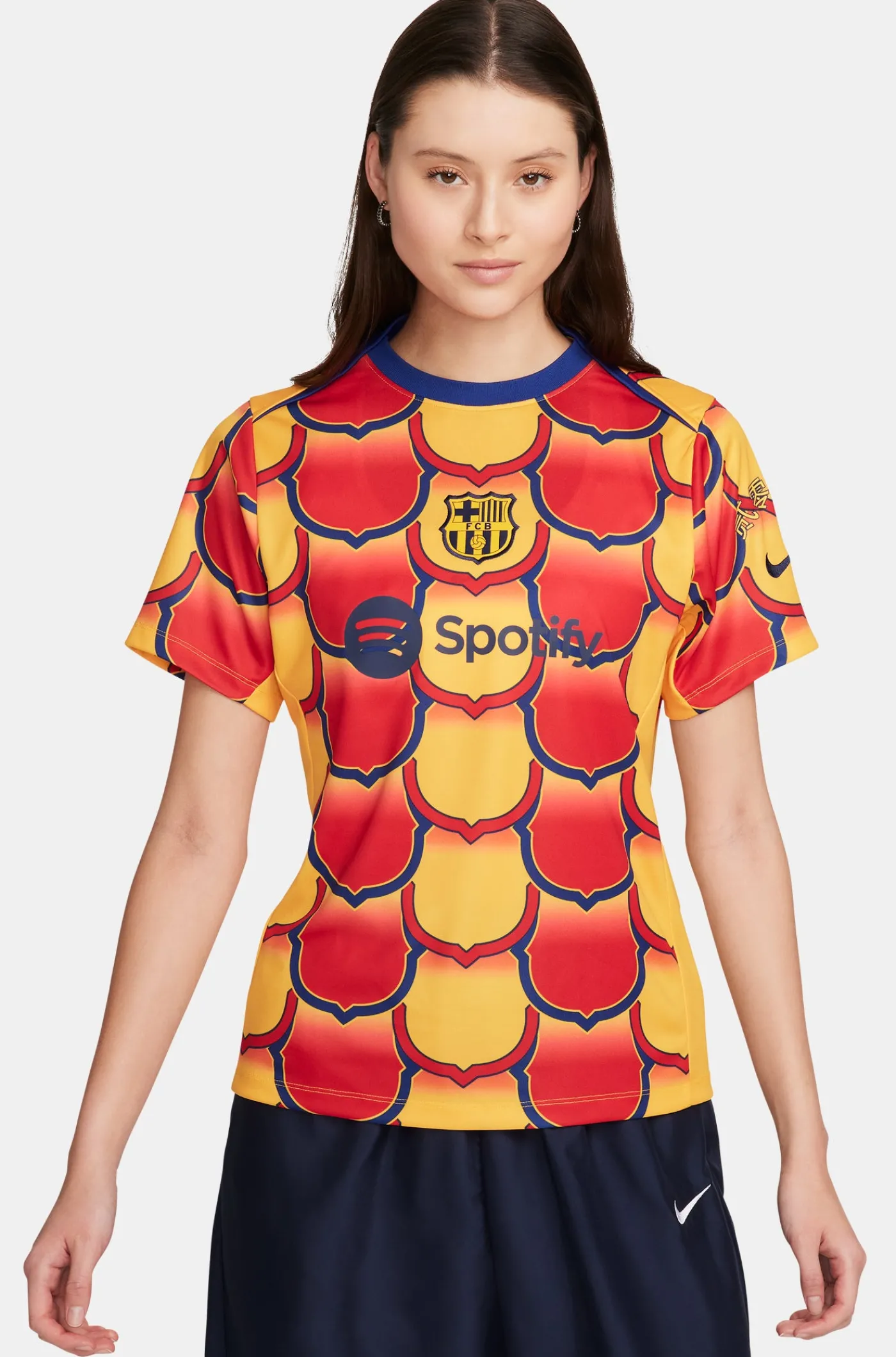 Hot Camiseta gold Pre-Partido - Mujer Mujer Camisetas