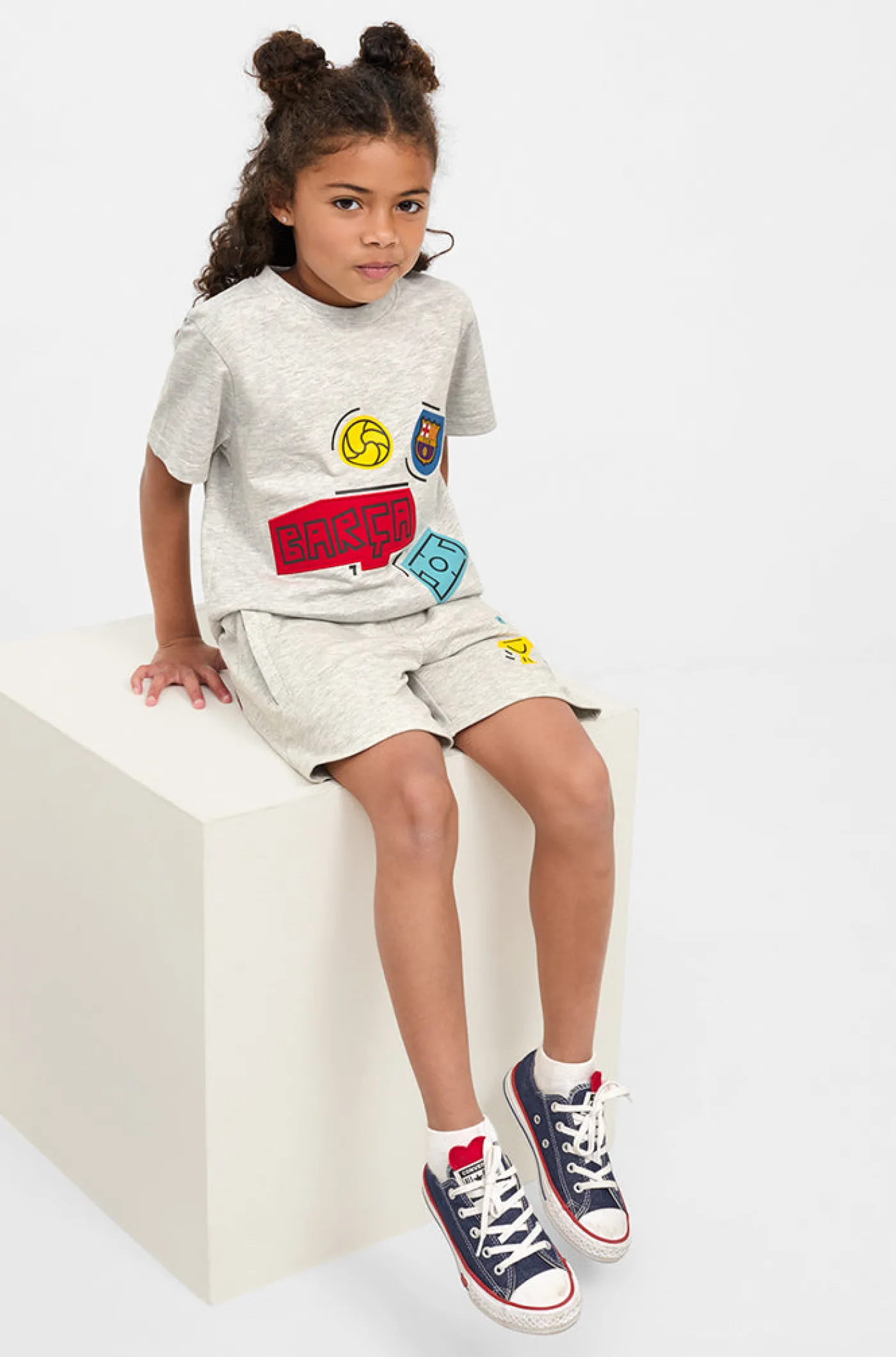 Hot Camiseta gris Barça - Junior Niños Camisetas Y Polos