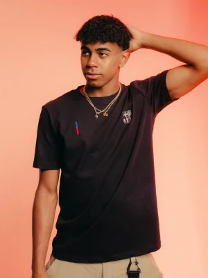 Outlet Camiseta negra Barça Hombre Camisetas Y Polos