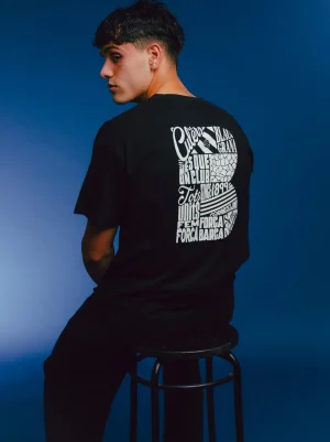 Cheap Camiseta negra Barça Hombre Camisetas Y Polos