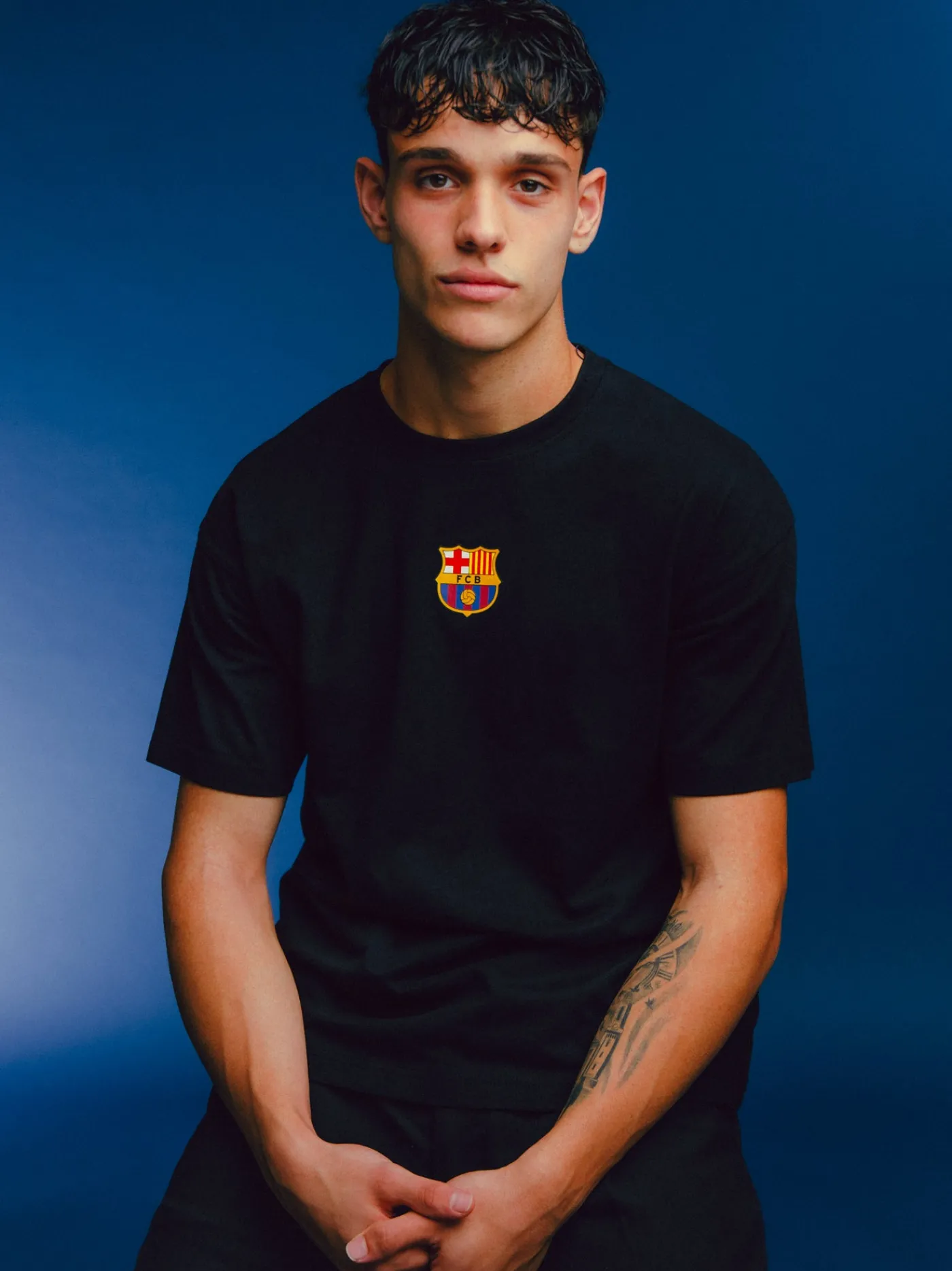 Cheap Camiseta negra Barça Hombre Camisetas Y Polos