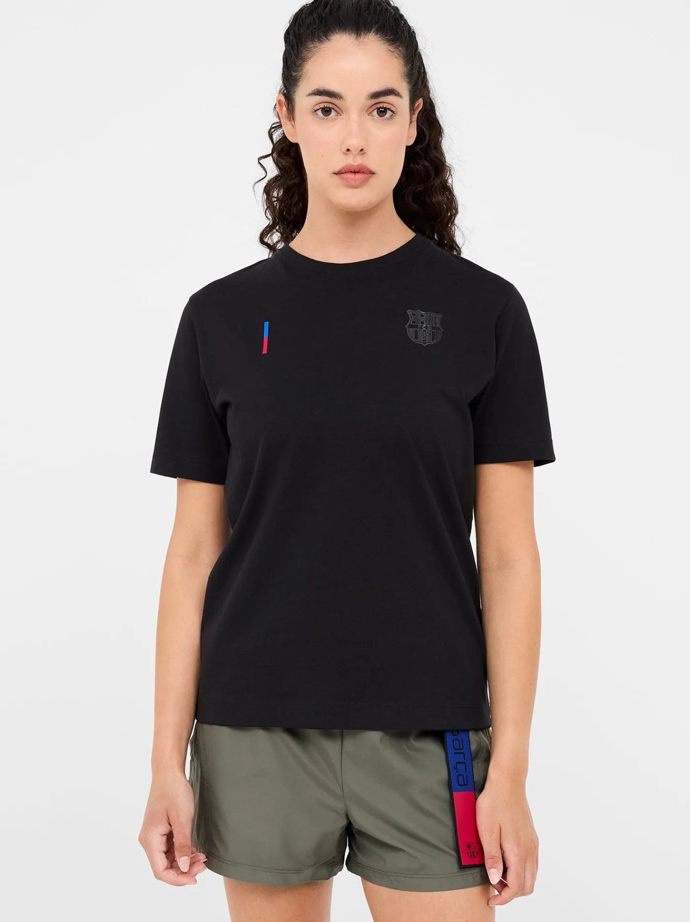 Hot Camiseta negra Barça - Mujer Mujer Camisetas Y Polos