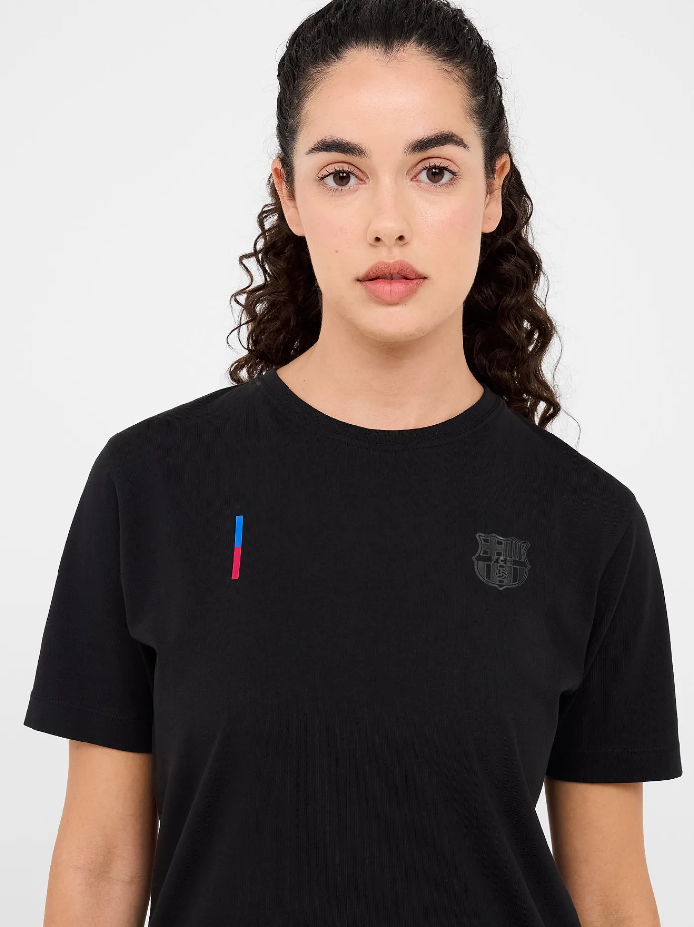 Hot Camiseta negra Barça - Mujer Mujer Camisetas Y Polos
