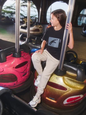 Flash Sale Camiseta negra con diseño Barça – Junior Niños Camisetas Y Polos