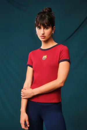 Hot Camiseta roja Barça - Mujer Mujer Camisetas Y Polos