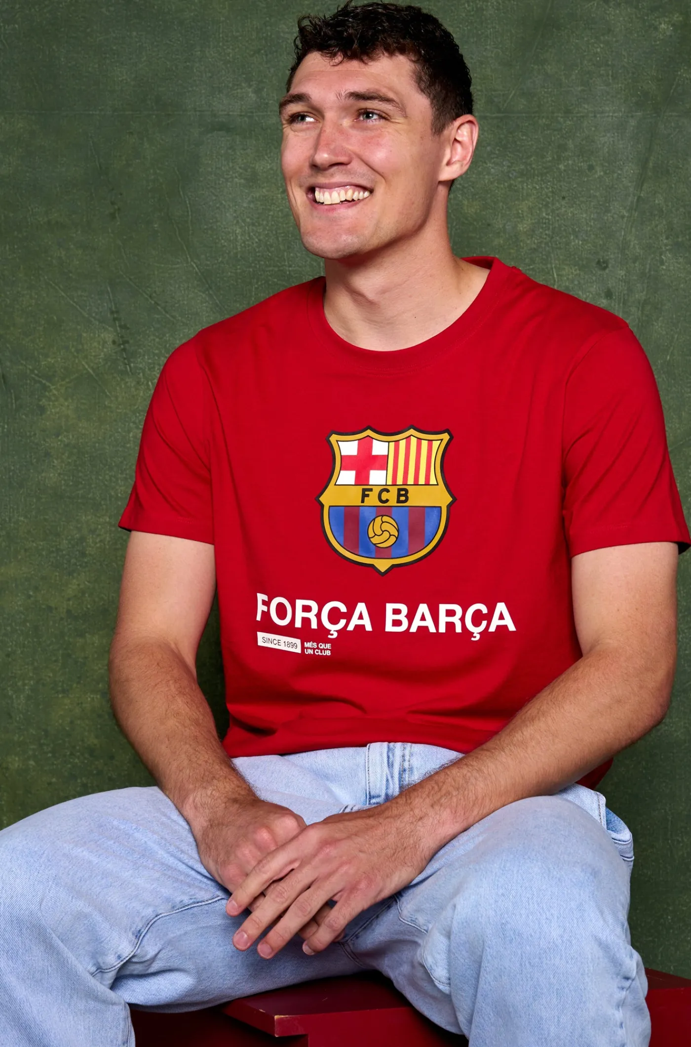 Online Camiseta roja Força Barça Hombre Camisetas Y Polos | Chándals