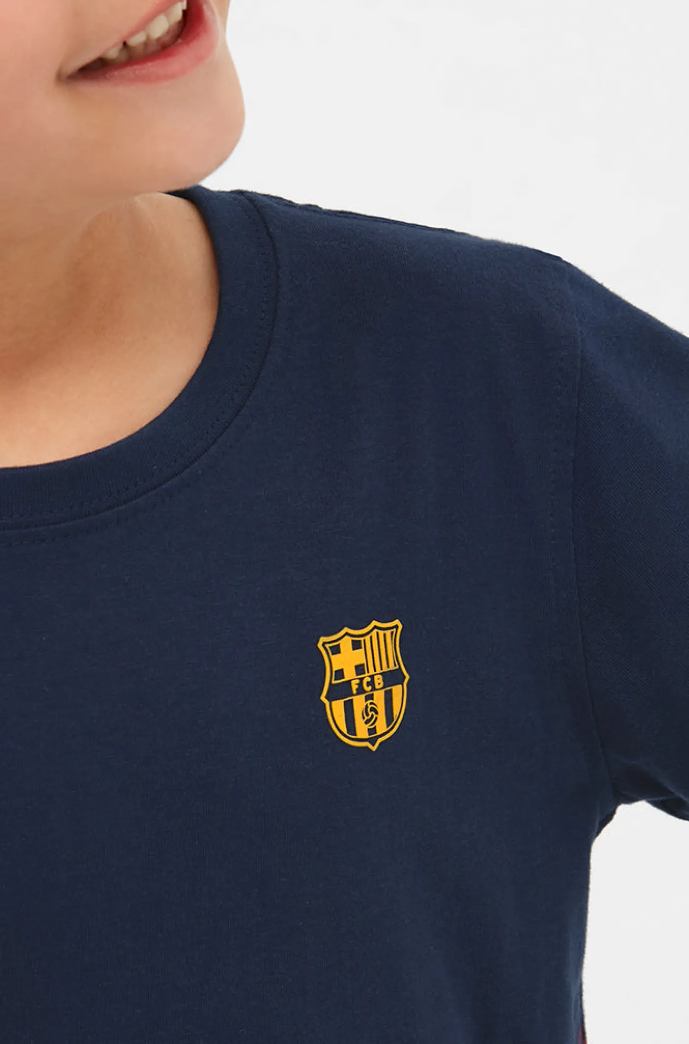 Sale Camiseta trama azulgrana - Junior Niños Camisetas Y Polos
