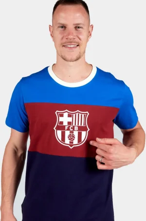 Clearance Camiseta tricolor escudo Barça Hombre Camisetas Y Polos