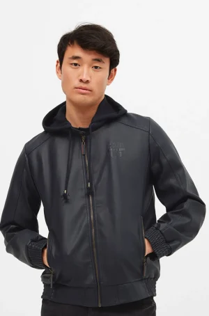 Clearance Cazadora aviador con capucha Hombre Abrigos Y Chaquetas