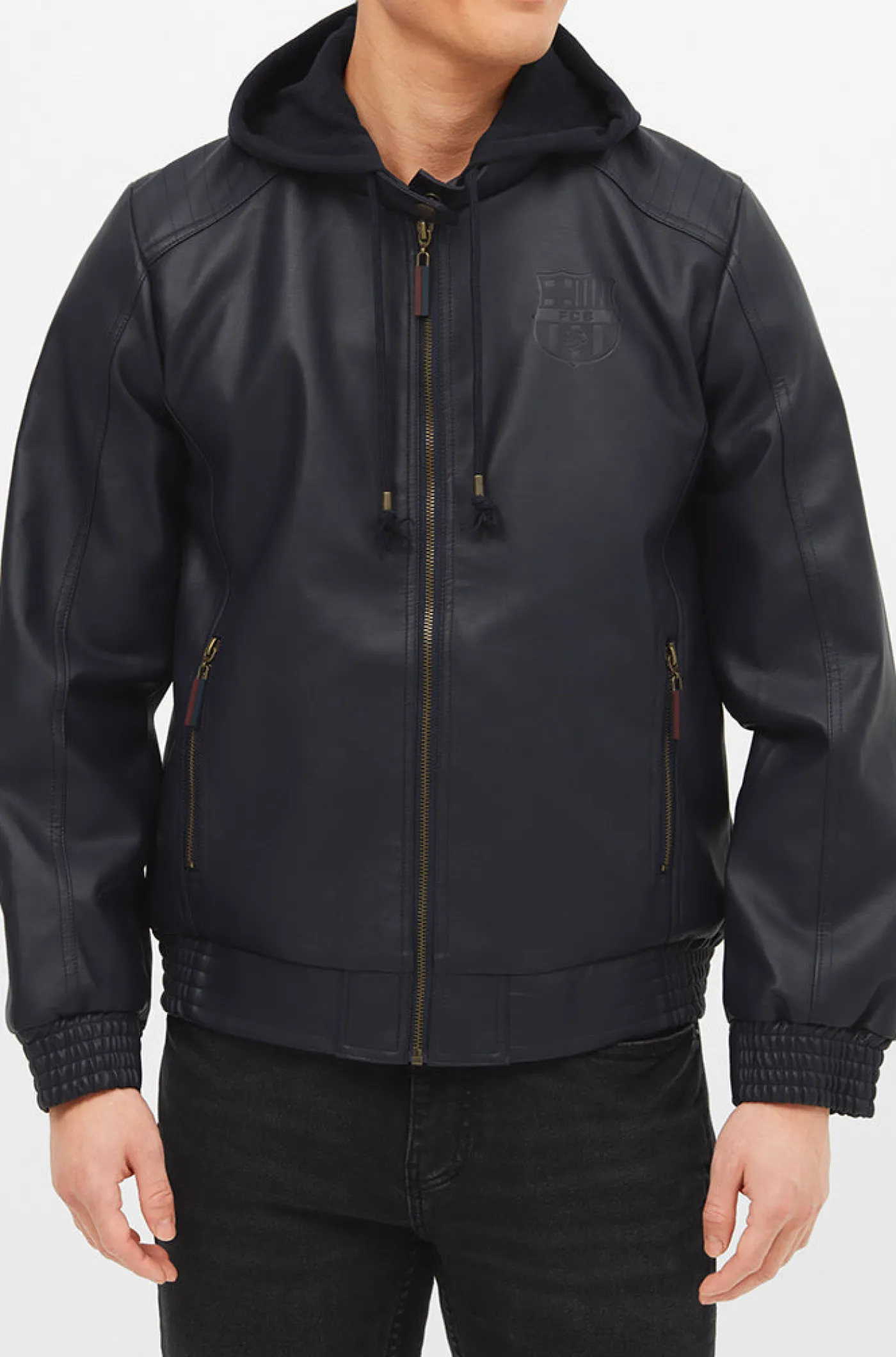 Clearance Cazadora aviador con capucha Hombre Abrigos Y Chaquetas