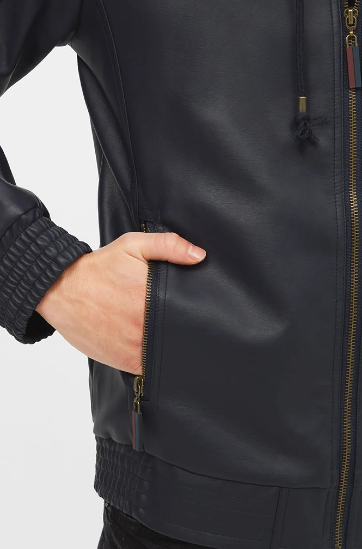 Clearance Cazadora aviador con capucha Hombre Abrigos Y Chaquetas