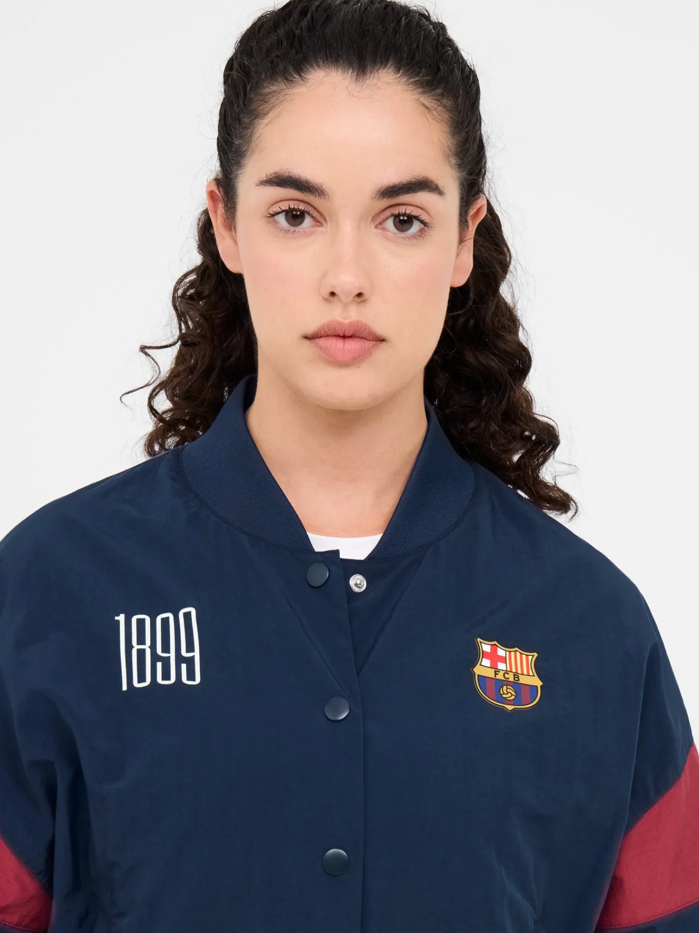 Best Chaqueta azul marino 1899 Barça - Mujer Mujer Abrigos Y Chaquetas