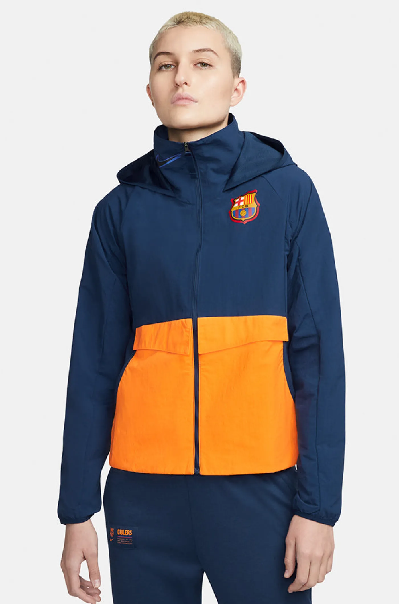 Outlet Chaqueta Barça Nike - Mujer Mujer Abrigos Y Chaquetas