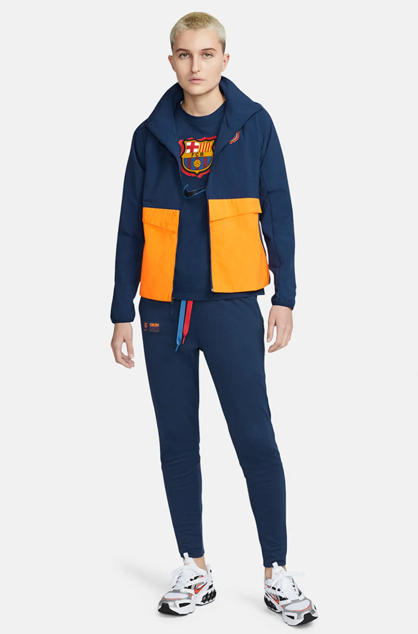 Outlet Chaqueta Barça Nike - Mujer Mujer Abrigos Y Chaquetas