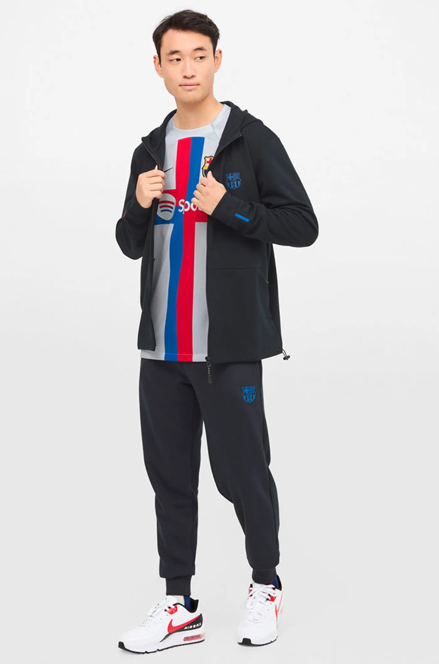 Best Chaqueta capucha Barça Hombre Sudaderas