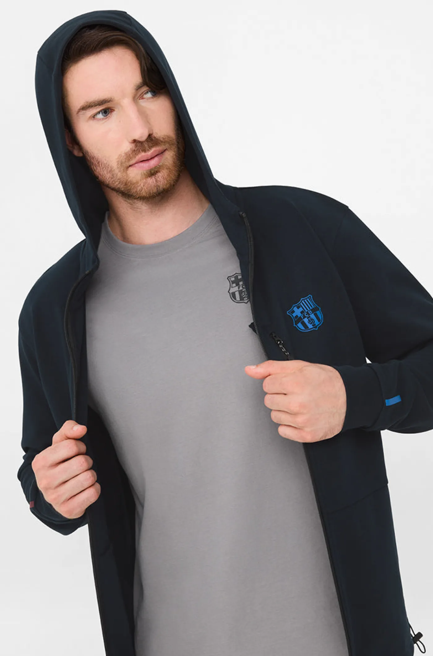 Best Chaqueta capucha Barça Hombre Sudaderas