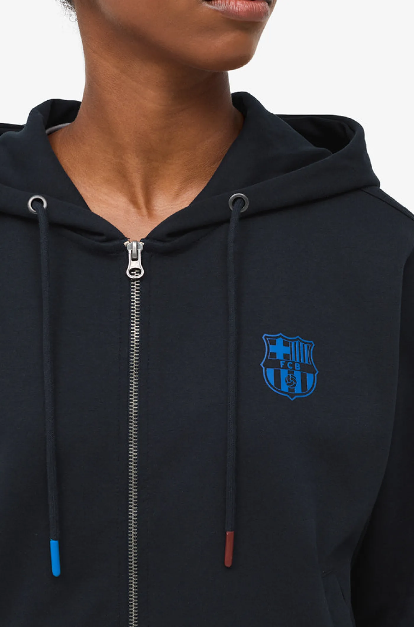 Flash Sale Chaqueta capucha Barça - Mujer Mujer Sudaderas Y Jerséis