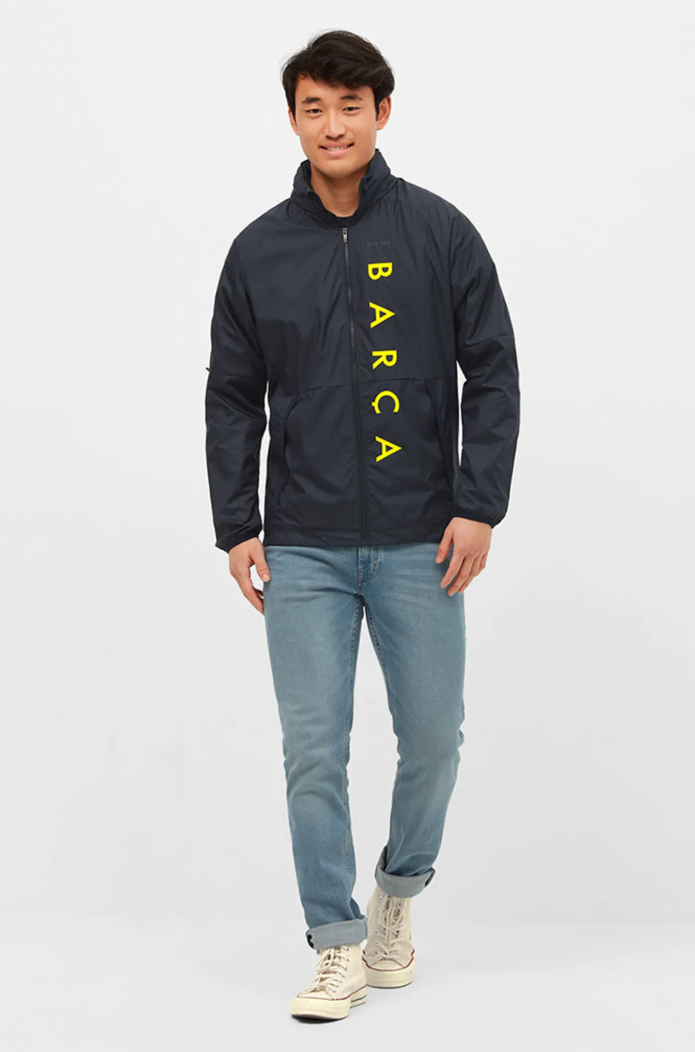 Online Chaqueta cortavientos Barça Hombre Abrigos Y Chaquetas