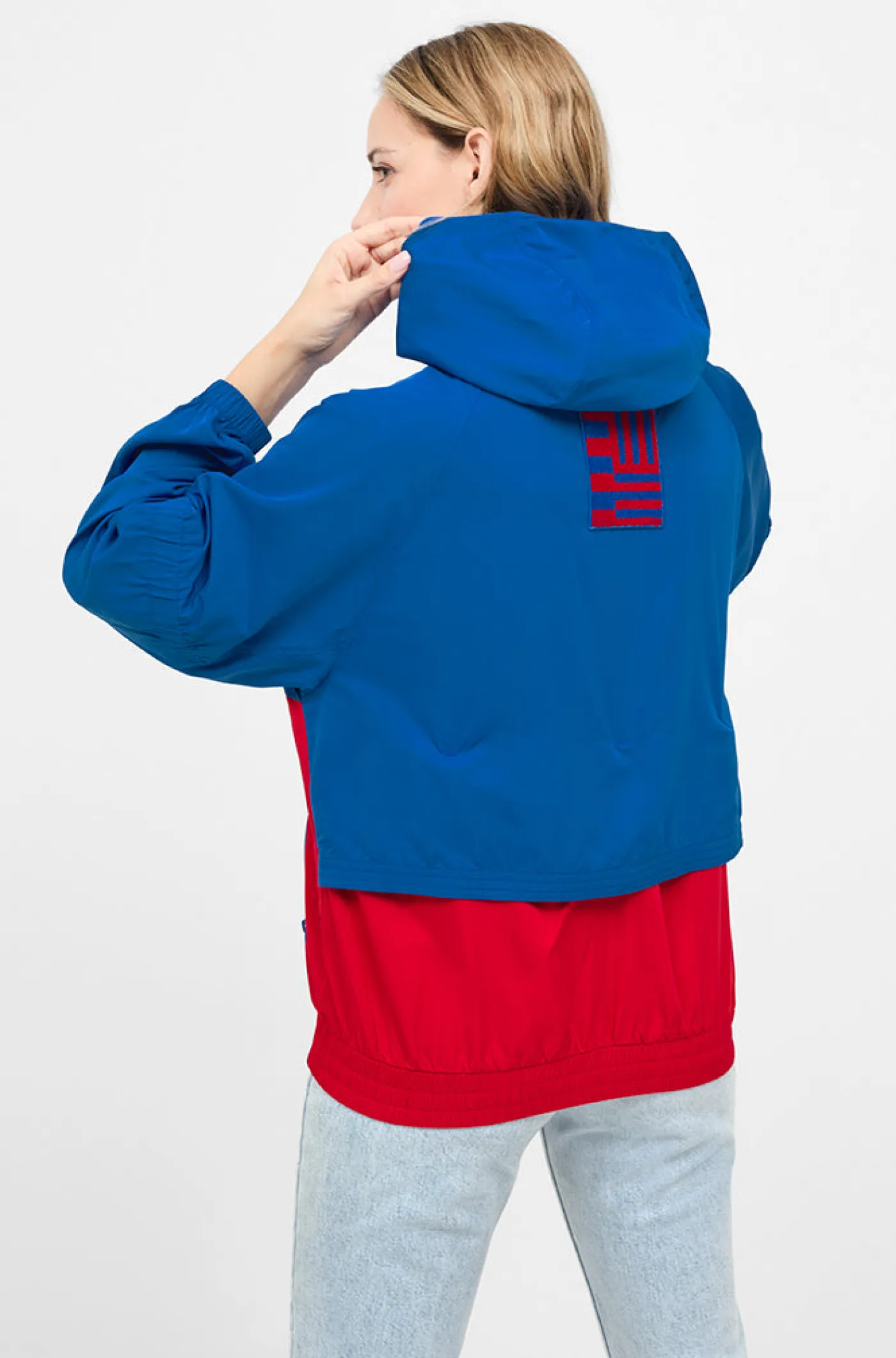 Flash Sale Chaqueta cortavientos bicolor Barça – Mujer Mujer Abrigos Y Chaquetas