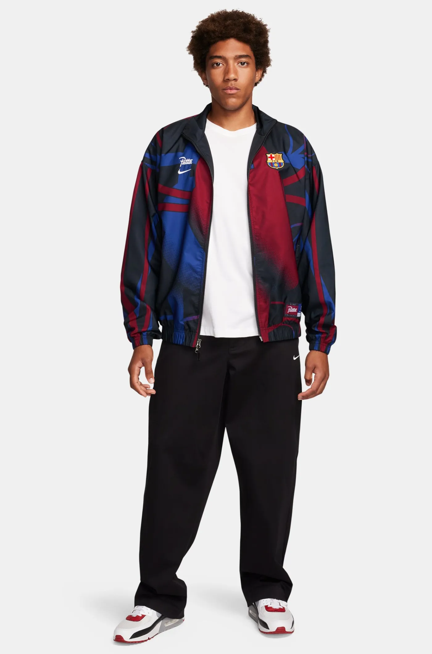 Clearance Chaqueta de chándal x Patta en color azul Hombre Abrigos Y Chaquetas