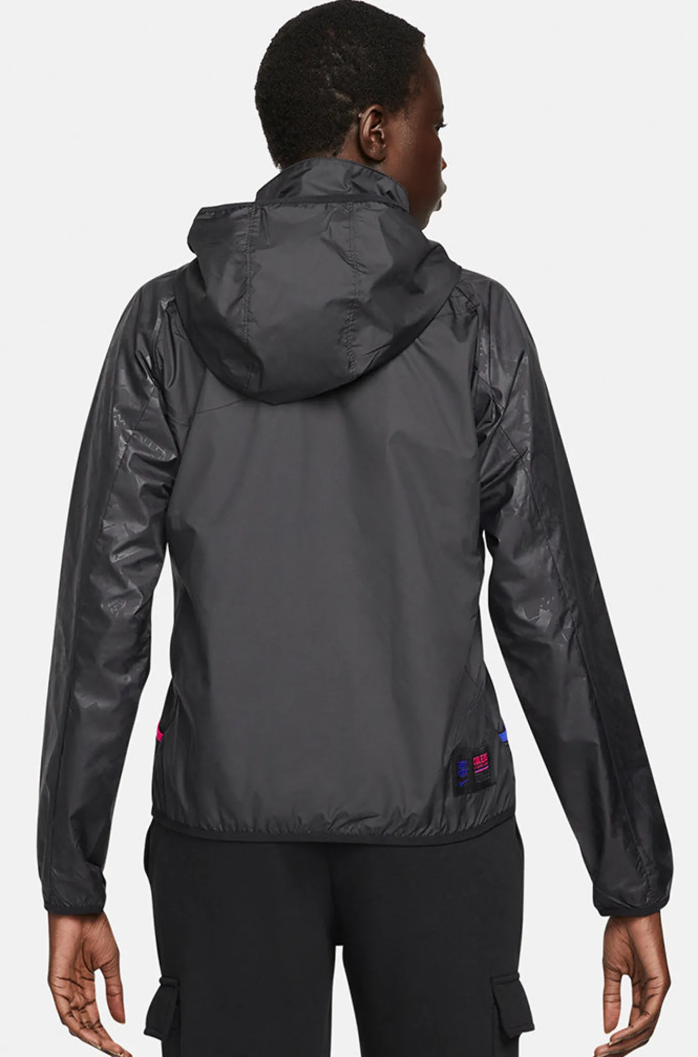 Best Sale Chaqueta impermeable Barça Nike - Mujer Mujer Abrigos Y Chaquetas