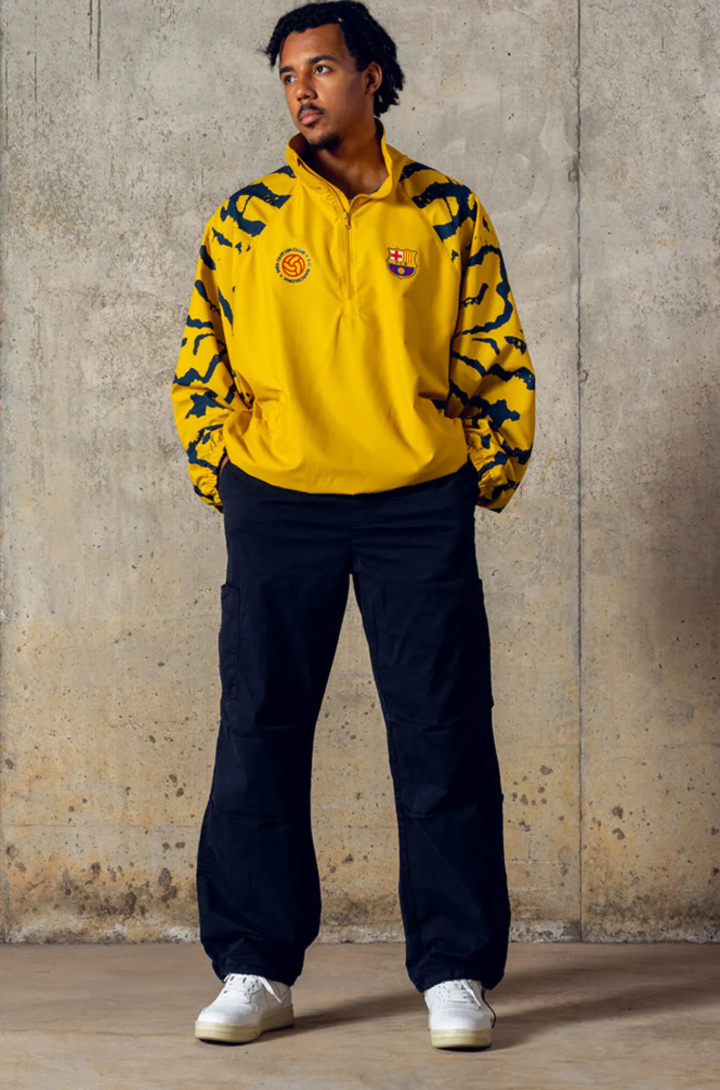 Hot Chaqueta ligera escudo Barça Hombre Abrigos Y Chaquetas